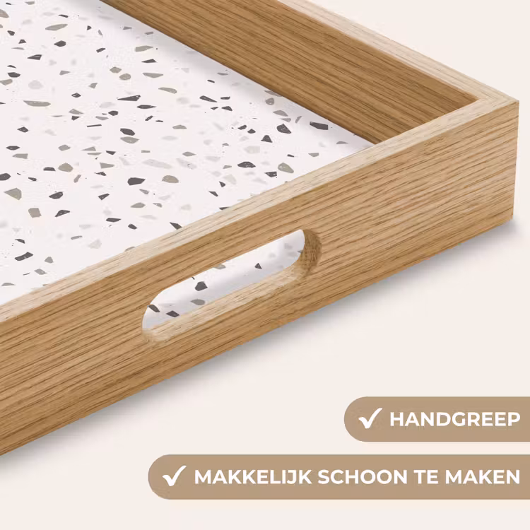 Dienblad - Terrazzo - Patroon - Créme — 5