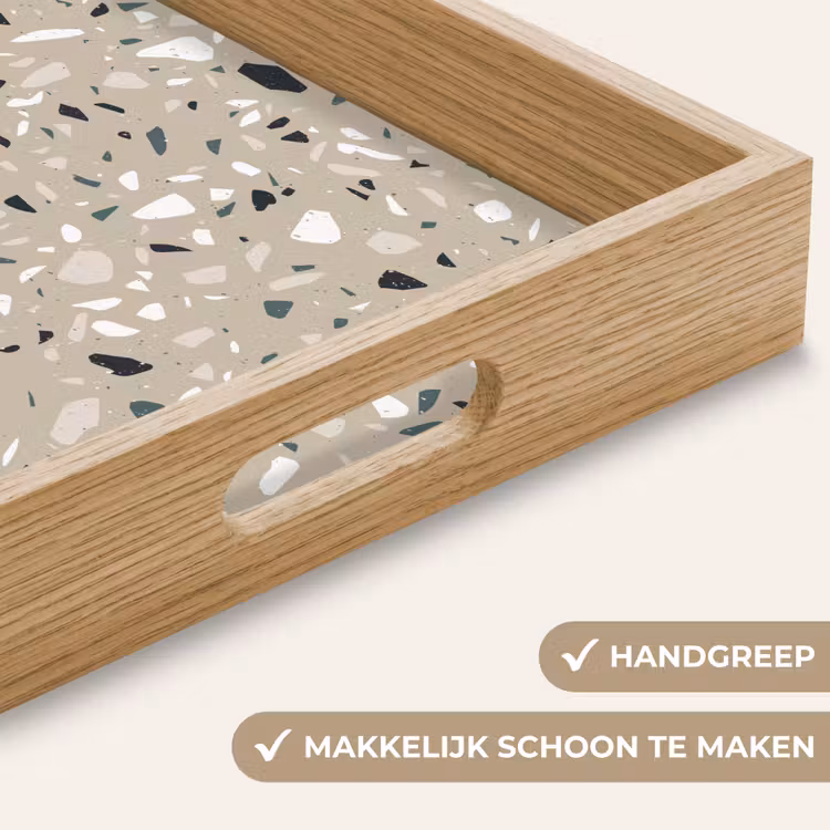 Dienblad - Terrazzo - Patroon - Groen — 5