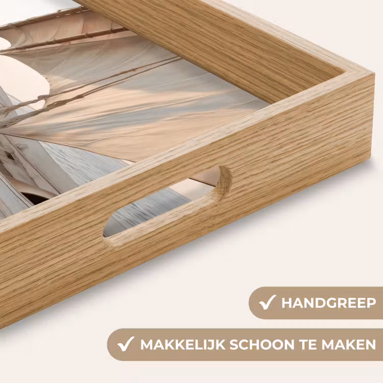 Dienblad - Zeilboot - Zee - Beige - Zon — 5
