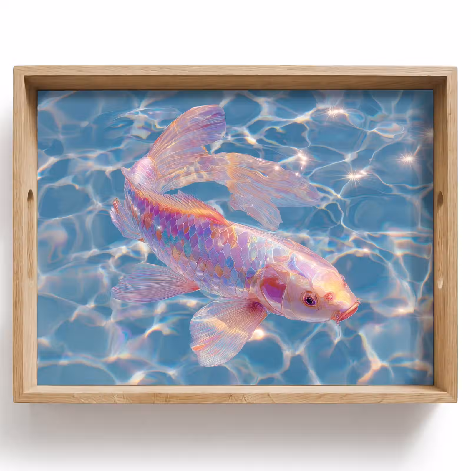 Dienblad - Vis - Water - Blauw - Licht — 1