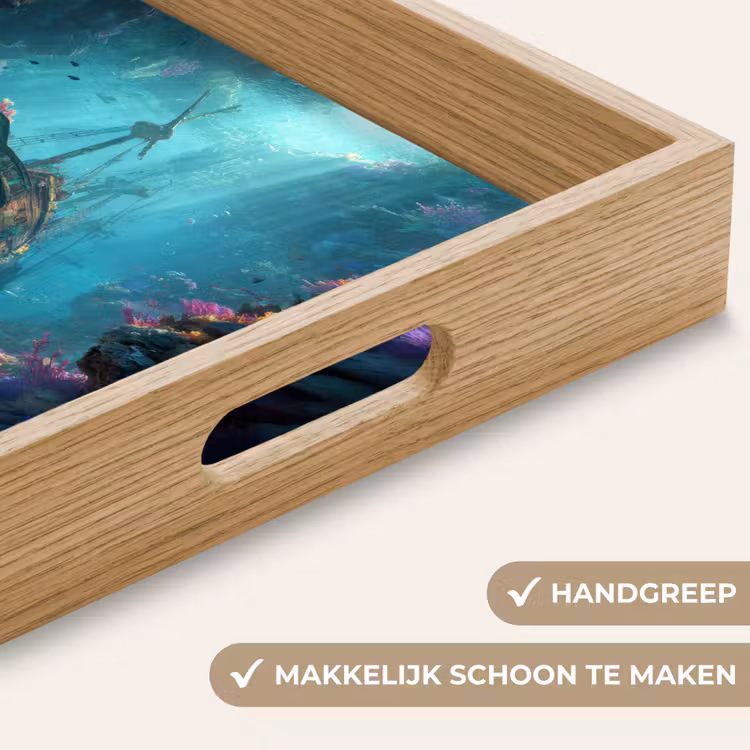 Dienblad - Schip - Hout - Koraalriffen - Zonlicht — 5