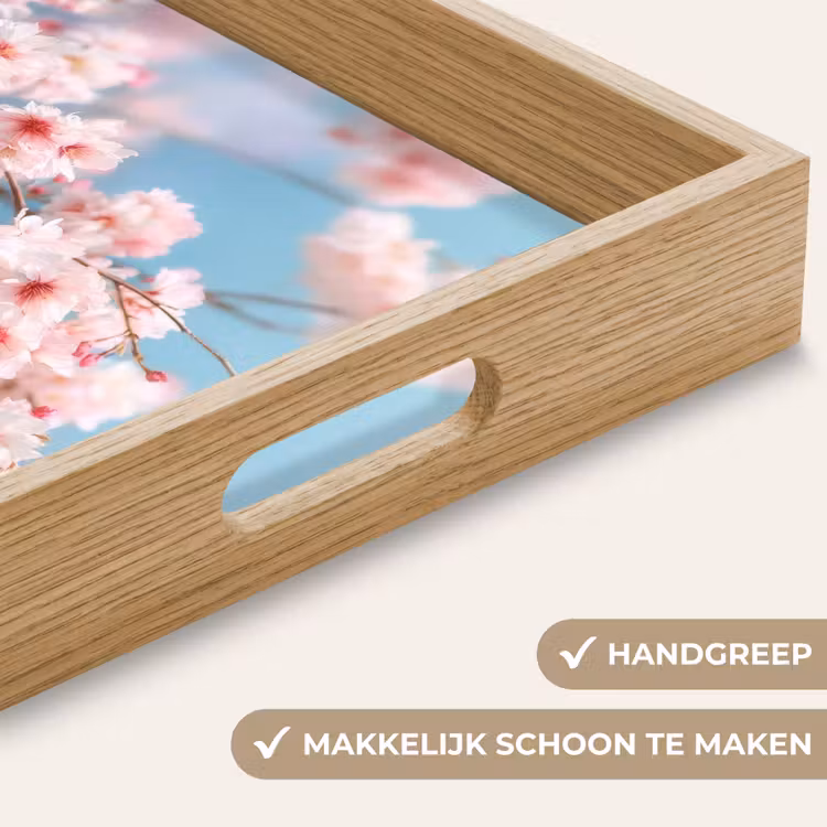 Dienblad - Takken - Bloesems - Roze — 5