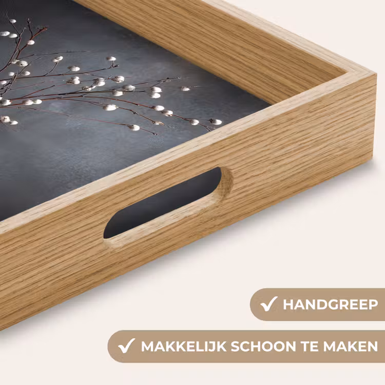 Dienblad - Takken - Vaas - Bolletjes - Wit — 5