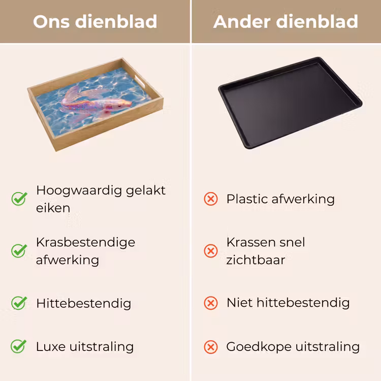 Dienblad - Vis - Water - Blauw - Licht — 3