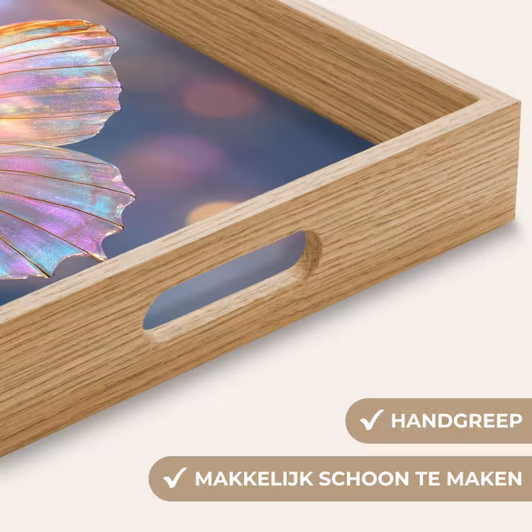 Dienblad - Vlinder - Vleugels - Pastel - Glinstering — 5