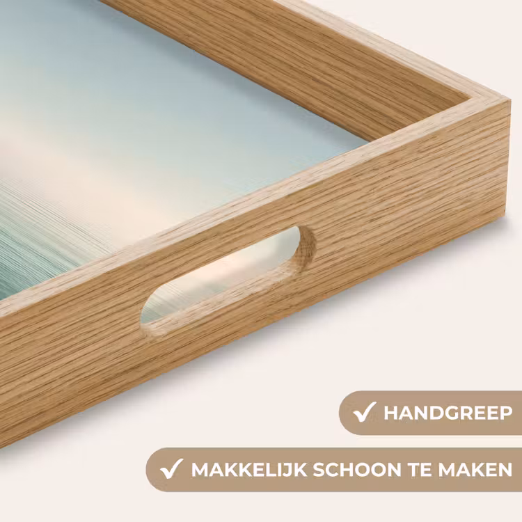 Dienblad - Zee - Horizon - Blauw - Mist — 5