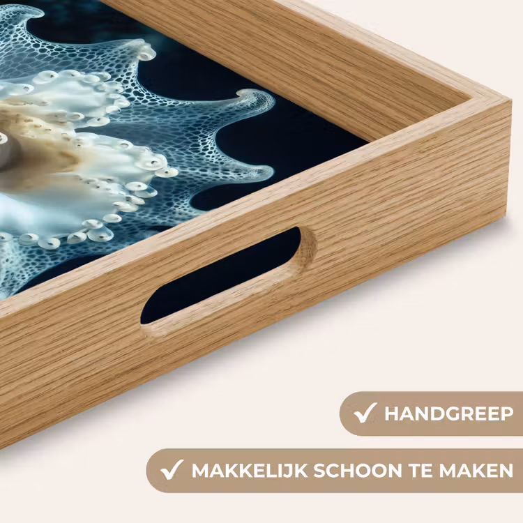 Dienblad - Zeewezen - Wit - Golven - Water — 5