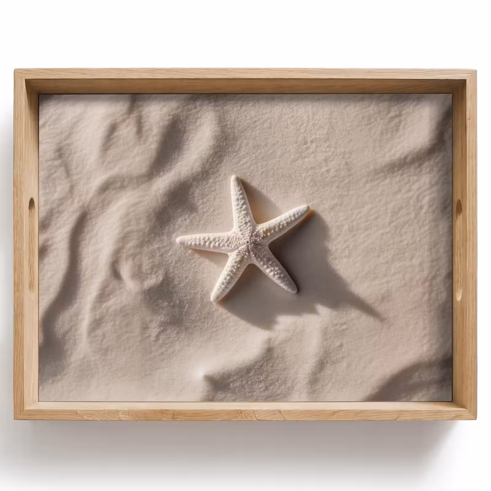 Dienblad - Strand - Zeester - Zand - Beige — 1