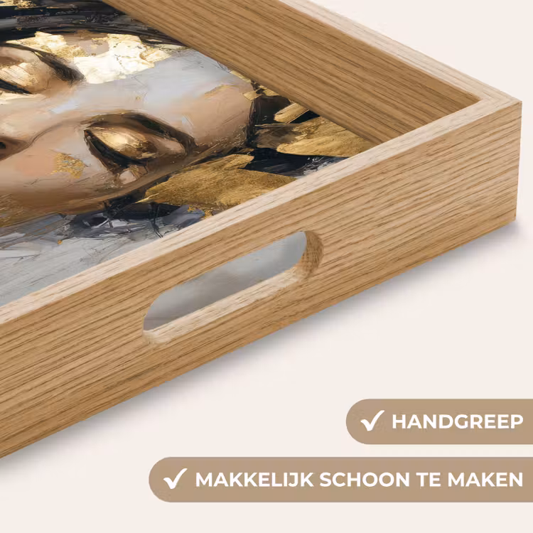 Dienblad - Sierlijk - Vrouw - Goud - Ogen — 5