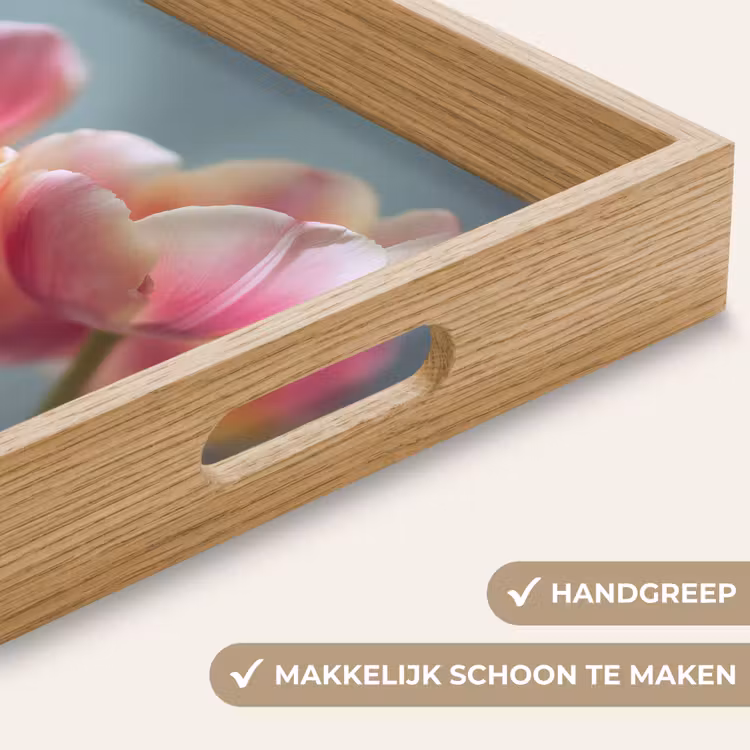 Dienblad - Tulpen - Roze - Stelen — 5