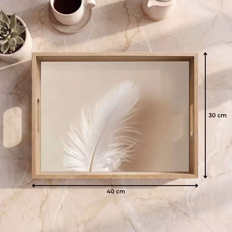 Dienblad - Veer - Minimalistisch - Roze — 9