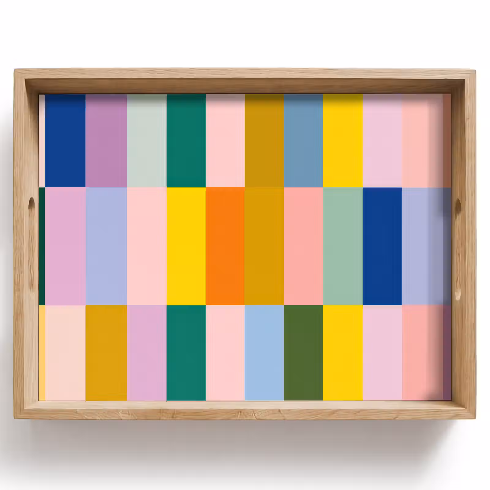 Dienblad - Stroken - Blauw - Patroon - Abstract — 1