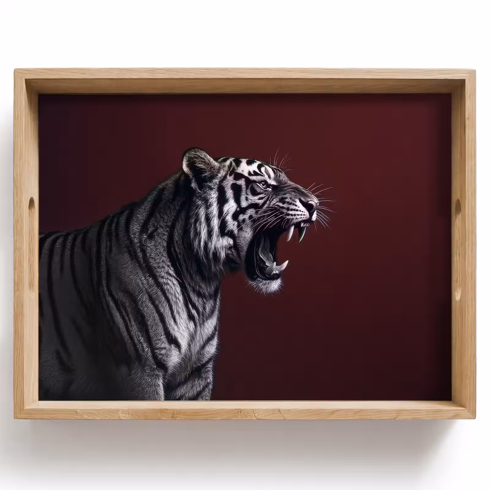 Dienblad - Tijger - Brult - Bordeaux — 1