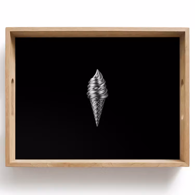 Dienblad - Softijs - Realistisch - Futuristisch — 1