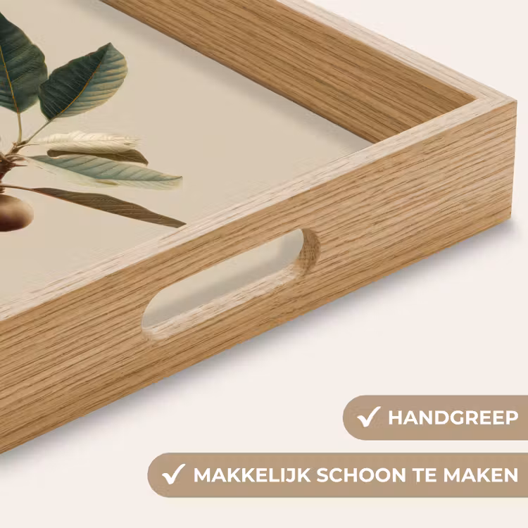 Dienblad - Tak - Groene Bladeren - Vruchten — 5