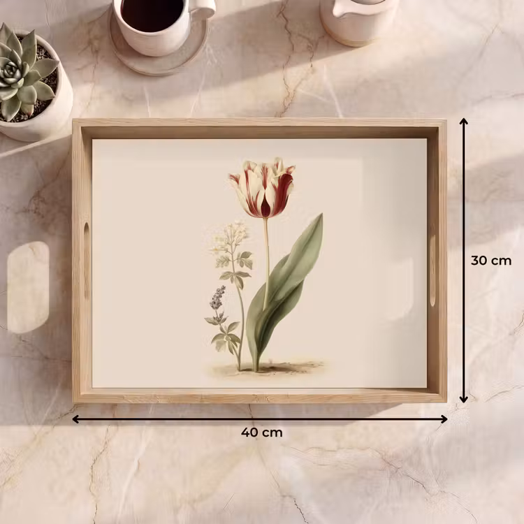 Dienblad - Tulp - Minimalistisch - Beige — 9