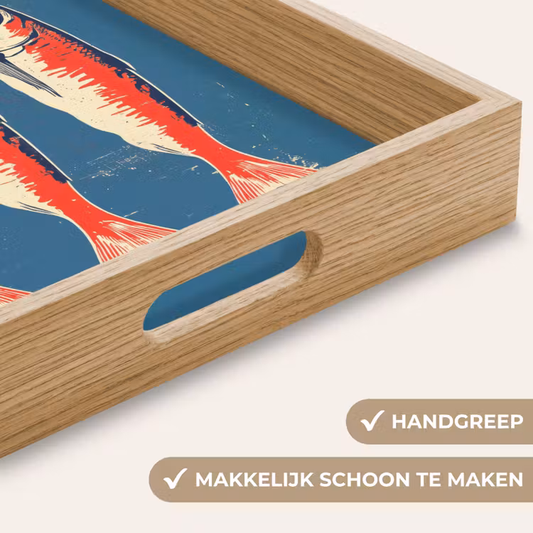Dienblad - Vissen - Rood - Blauw — 5