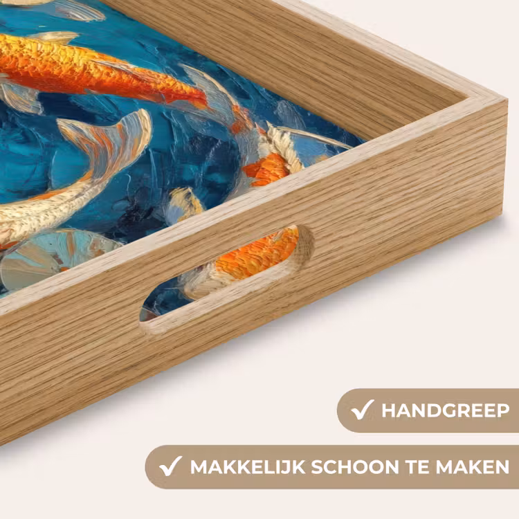 Dienblad - Vissen - Waterlelies - Oranje - Water — 5