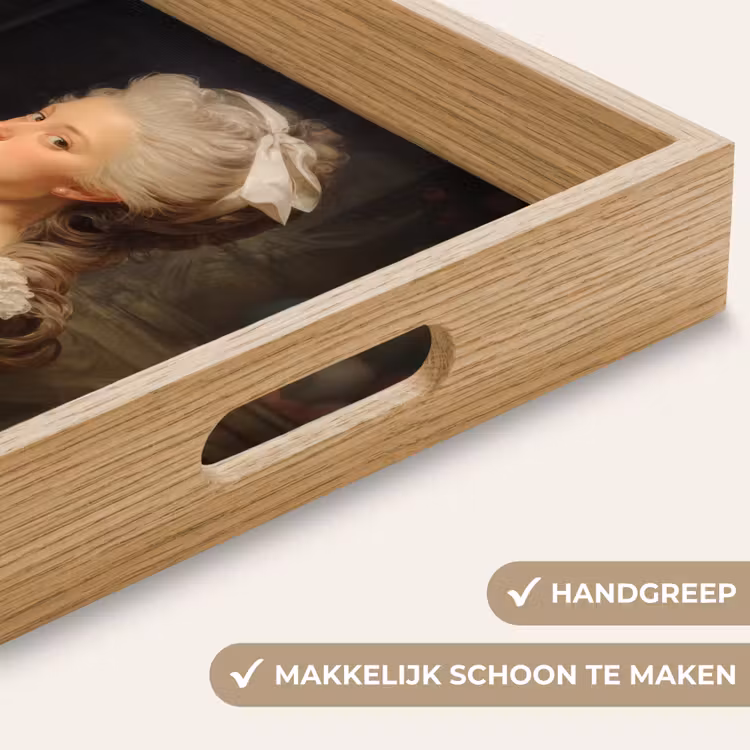 Dienblad - Vrouw - Barokjurk - Kauwgom — 5