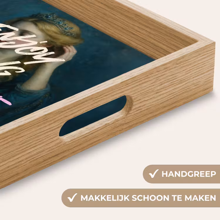 Dienblad - Vrouw - Roos - Quote — 5
