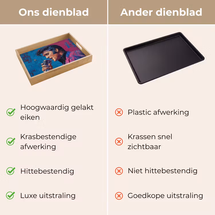 Dienblad - Zingende man - Glitterjas - Microfoon — 3