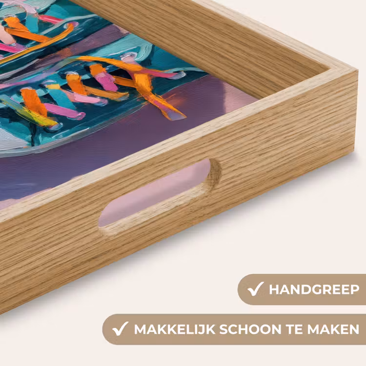 Dienblad - Sneakers - Veters - Kleurrijk - Schaduw — 5
