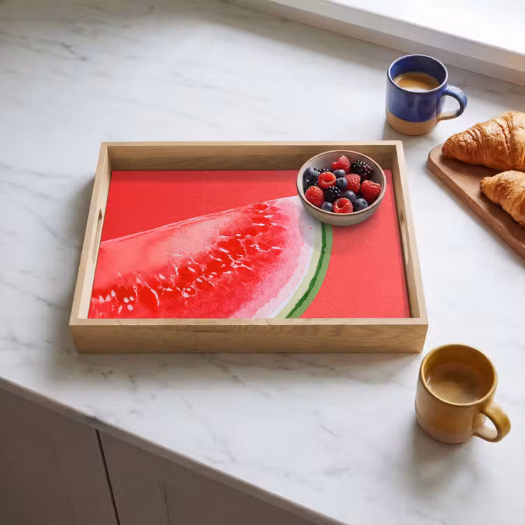 Dienblad - Watermeloen - Rood - Zomers — 4