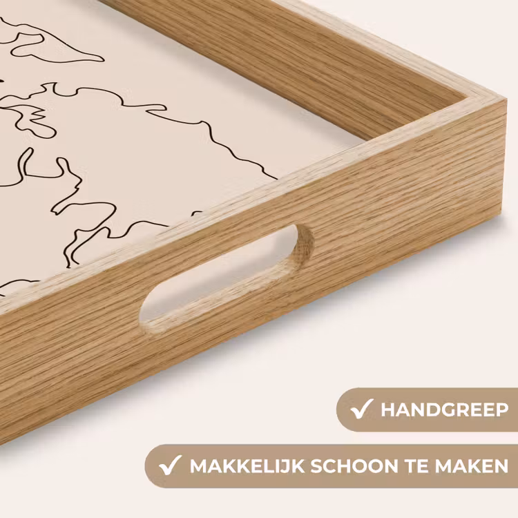 Dienblad - Wereldkaart - Simpel - Vliegtuig — 5