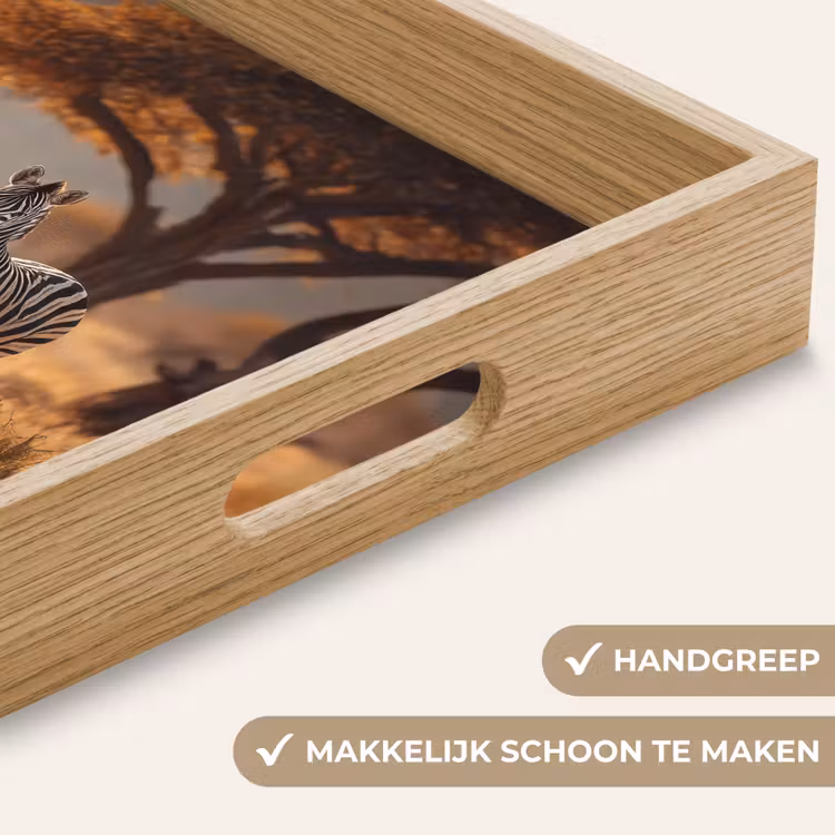 Dienblad - Zebra's - Savannelandschap - Gras — 5