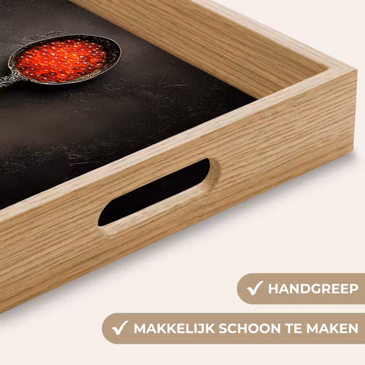 Dienblad - Zwart - Lepel - Caviar — 5