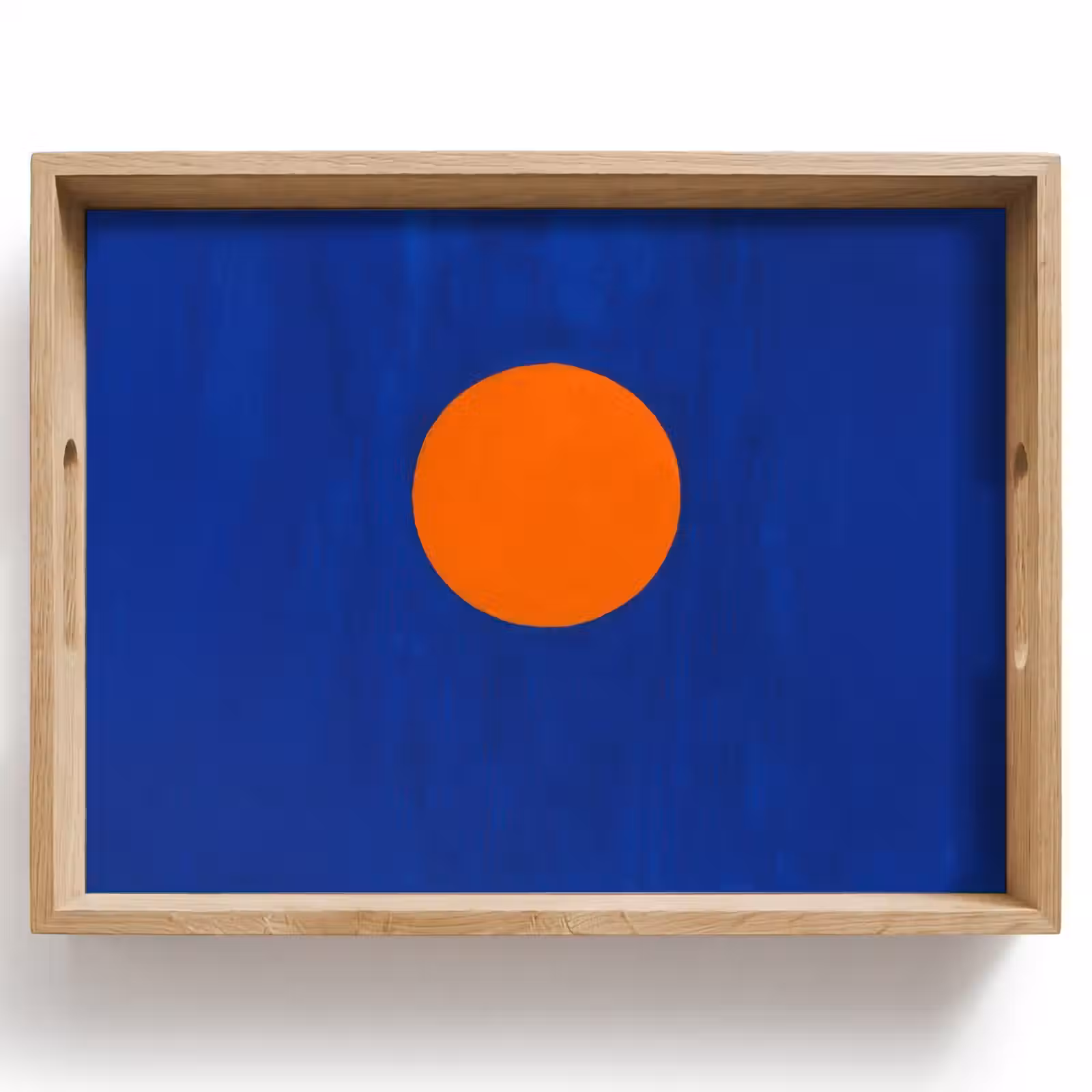 Dienblad - Vorm - Rond - Minimalistisch - Blauw — 1