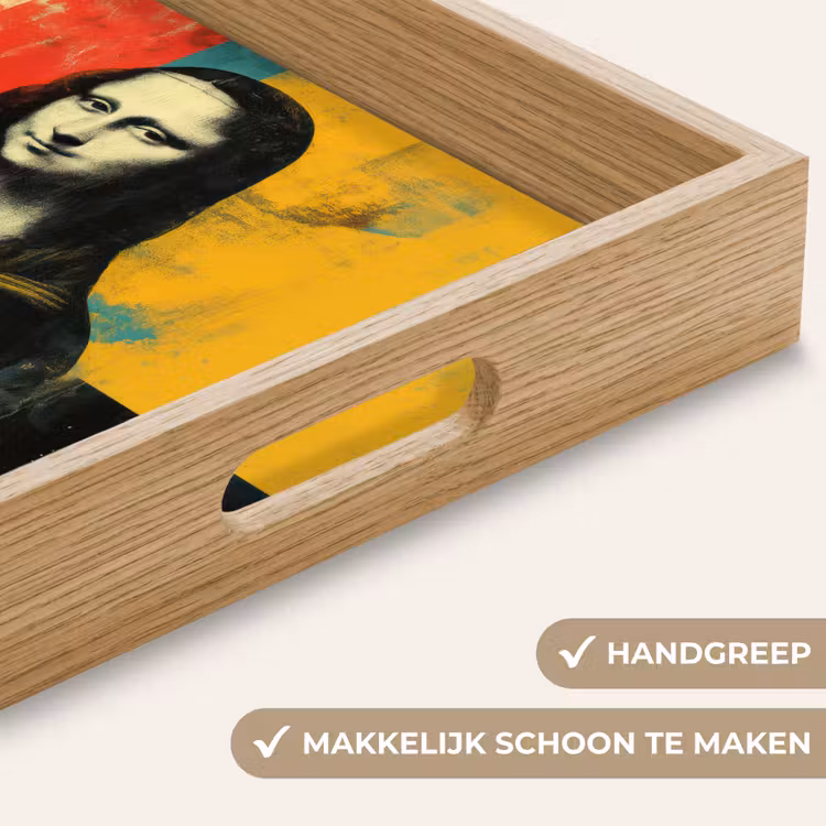 Dienblad - Vrouw - Kleurvlakken - Klassieke schilderkunst — 5