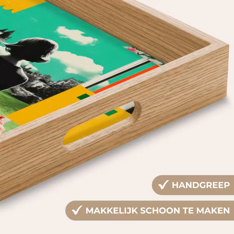 Dienblad - Vrouw - Keuken - Katten - Doorkijk — 5