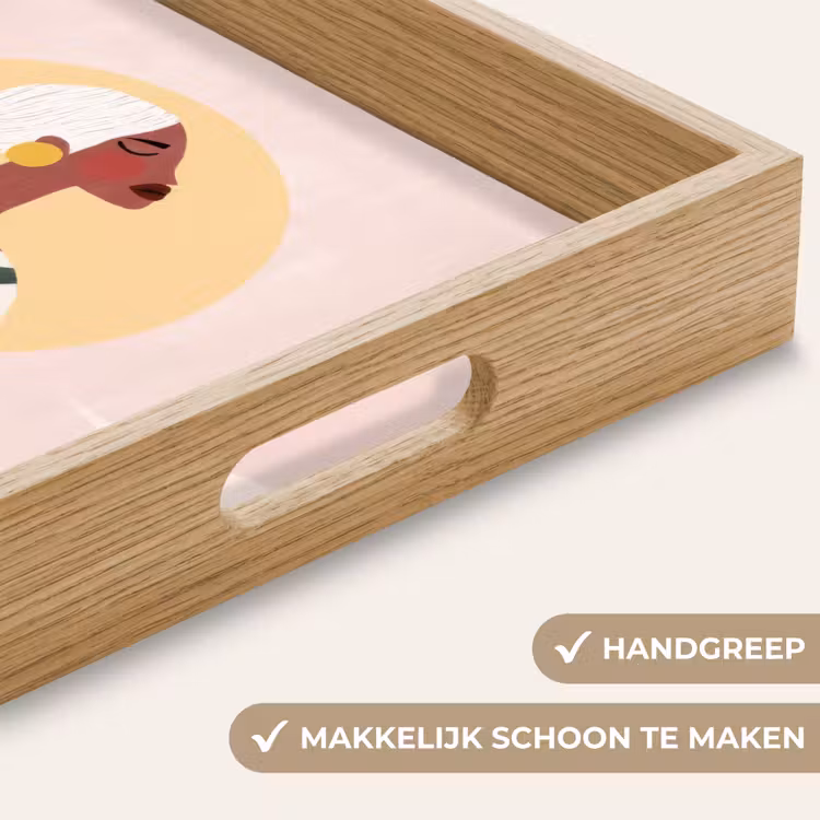 Dienblad - Vrouw - Zon - Kleurrijk — 5