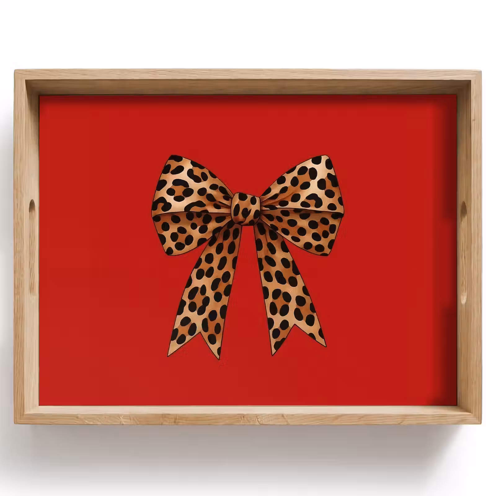 Dienblad - Strik - Sierlijk - Panter - Rood — 1