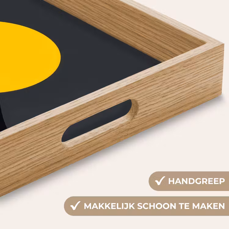 Dienblad - Zon - Heuvel - Pad - Geel — 5