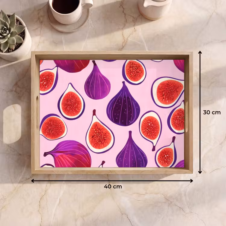 Dienblad - Vijgen - Roze - Paars — 9