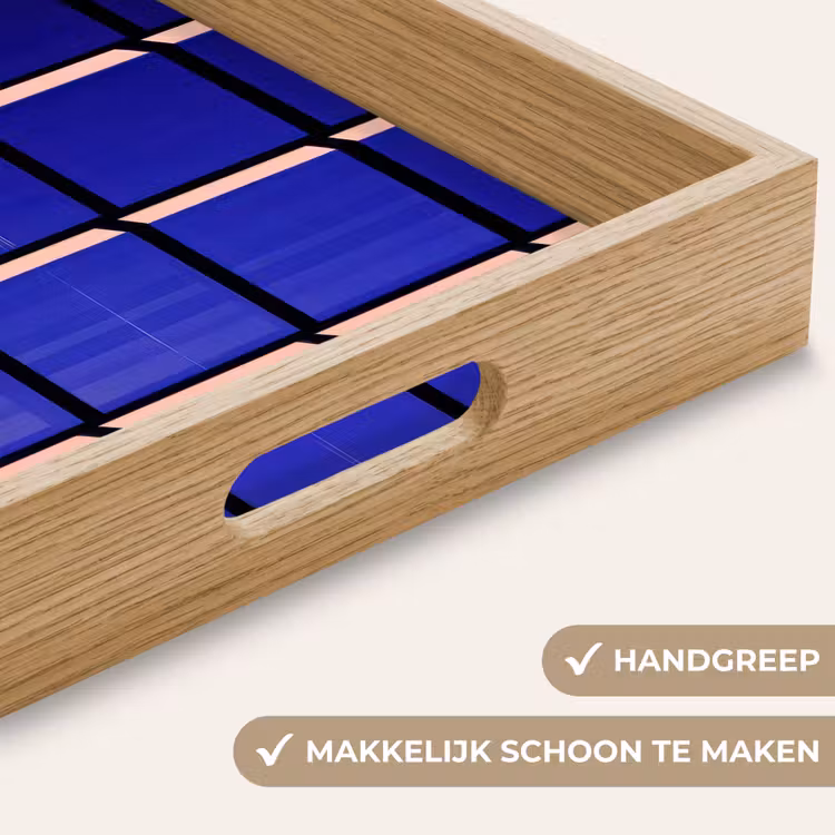 Dienblad - Vliegtuig - Ruiten - Blauw - Rechthoekig — 5