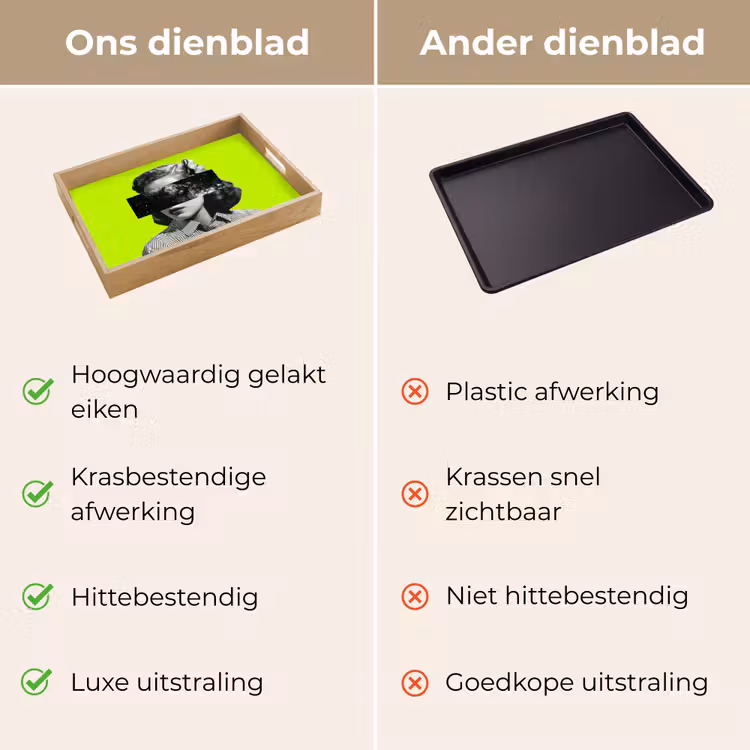 Dienblad - Vrouw - Sterrenhemel - Groen — 3
