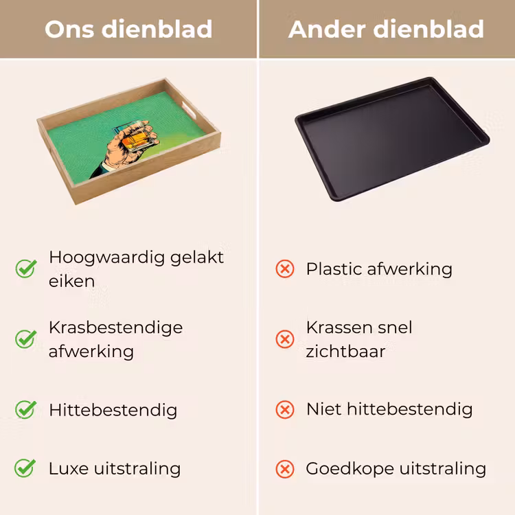 Dienblad - Whisky - Glas - Hand - Groen — 3