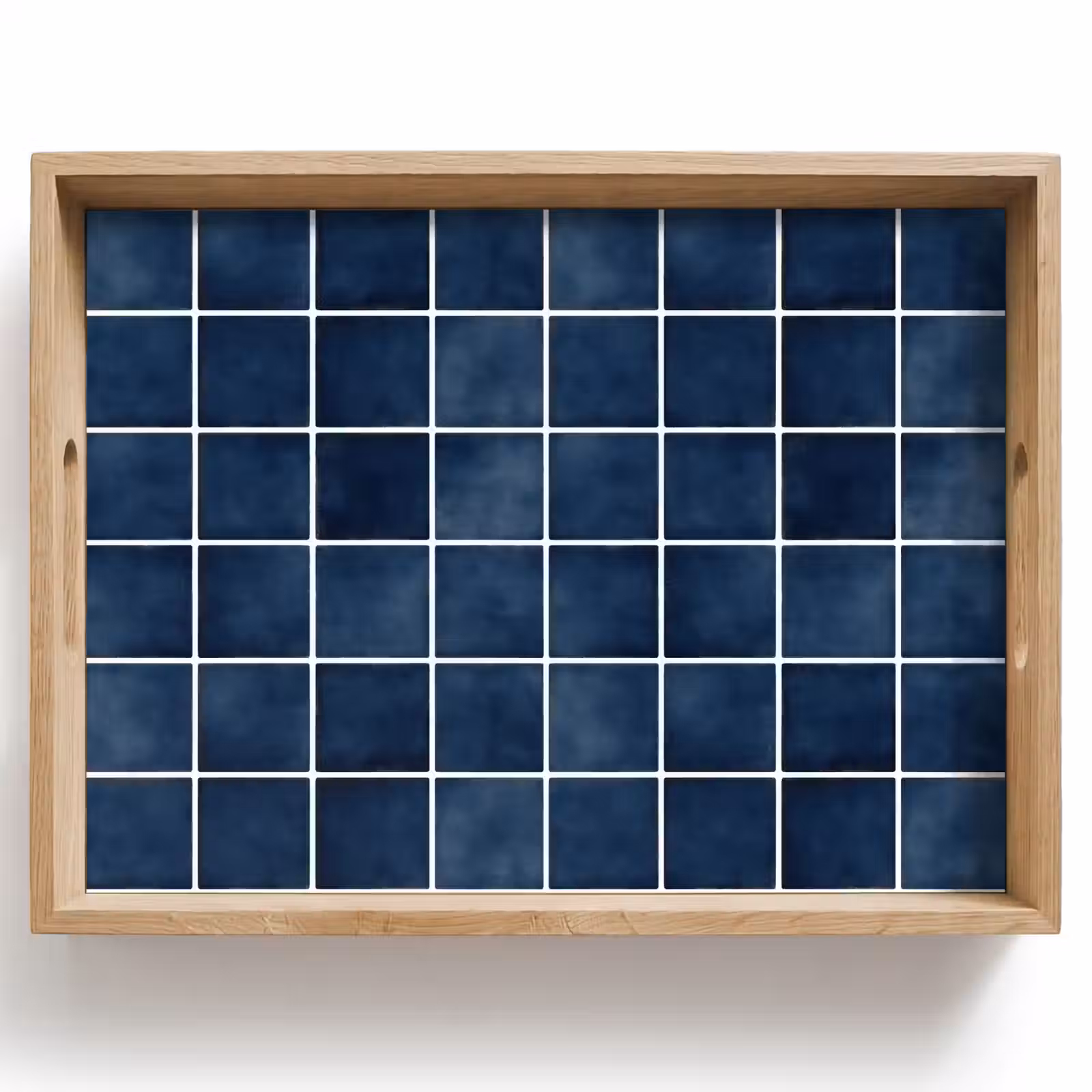Dienblad - Tegel - Modern - Blauw — 1