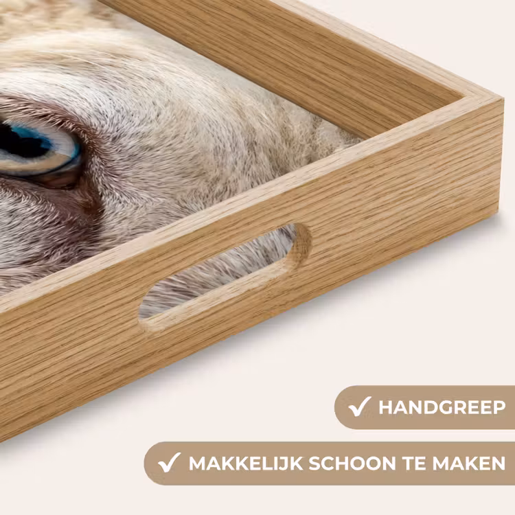 Dienblad - Schaap - Oog - Wit — 5