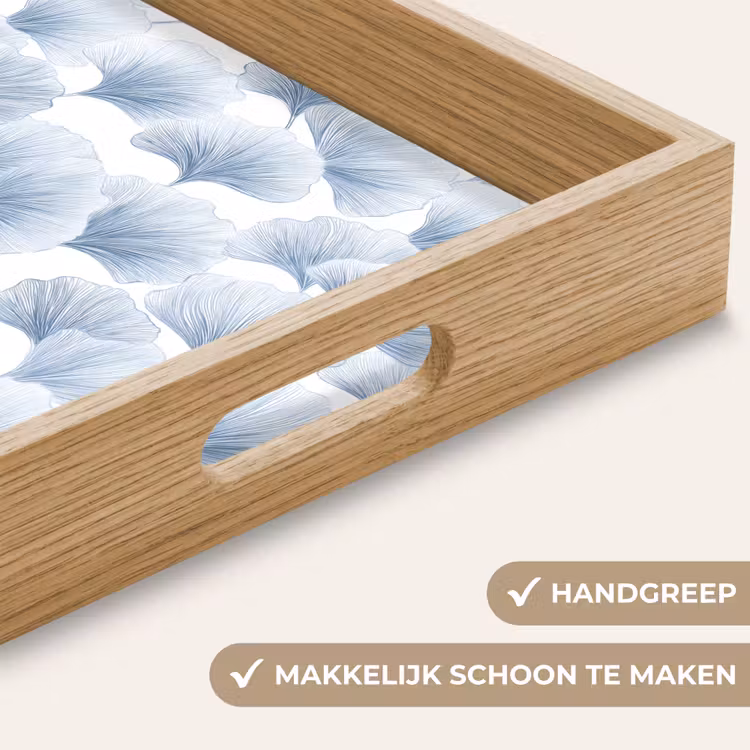 Dienblad - Waaier - Modern - Blauw — 5