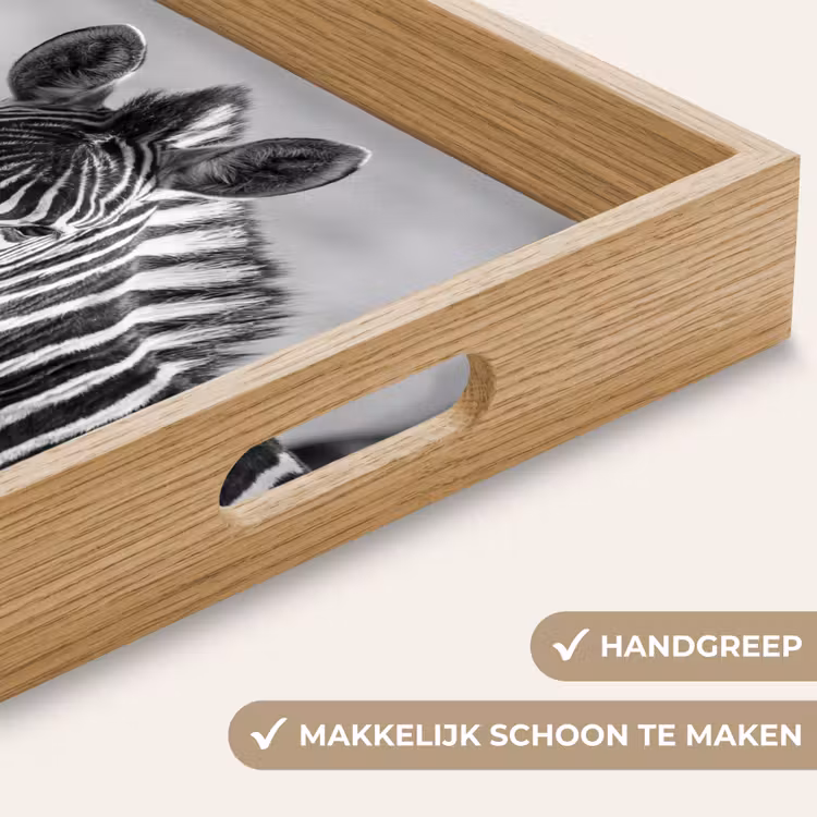 Dienblad - Zebra's - Zwart - Wit — 5