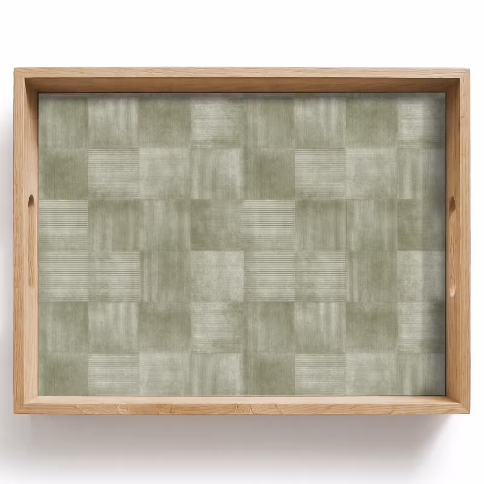 Dienblad - Vlakken - Rustiek - Groen — 1
