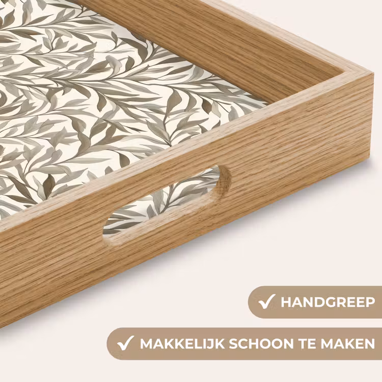 Dienblad - Takken - Botanisch - Taupe — 5
