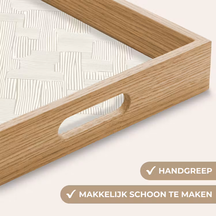 Dienblad - Textuur - Abstract - Beige — 5
