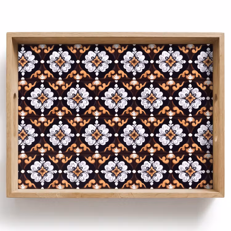 Dienblad - traditioneel - Element - Kleurrijk — 1