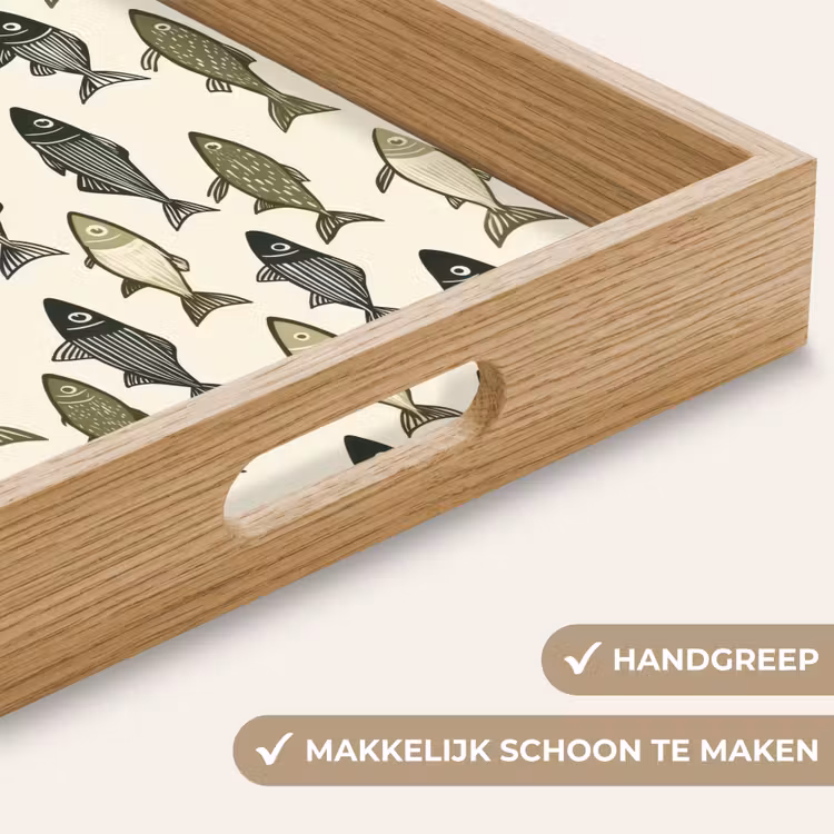 Dienblad - Vissen - Klassiek - Groen — 5