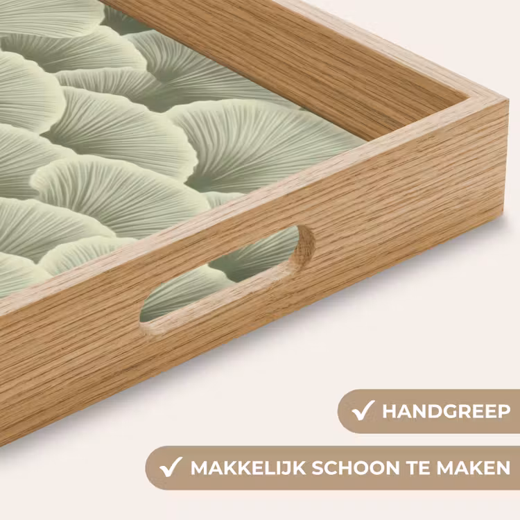 Dienblad - Waaier - Blad - Groen — 5
